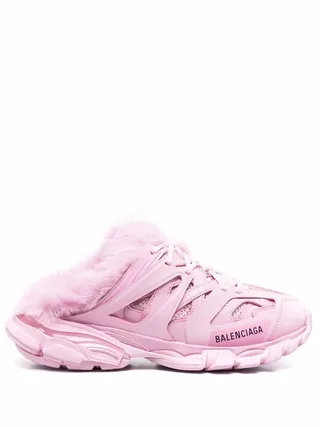 Track mule sneakers