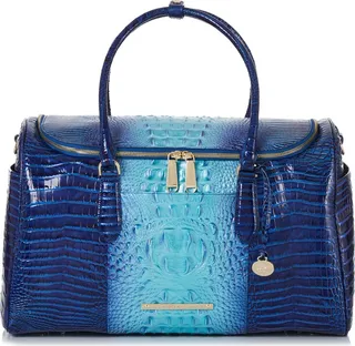 Talulla Croc Embossed Leather Duffle Bag