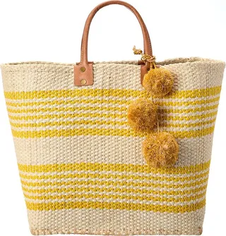 Mar Y Sol Caracas Straw Tote