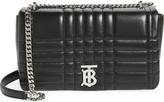 Medium Lola TB Quilted Lambskin Leather Shoulder Bag