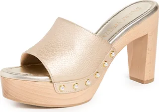 Stuart Weitzman Pearl Clog 85mm Sandals