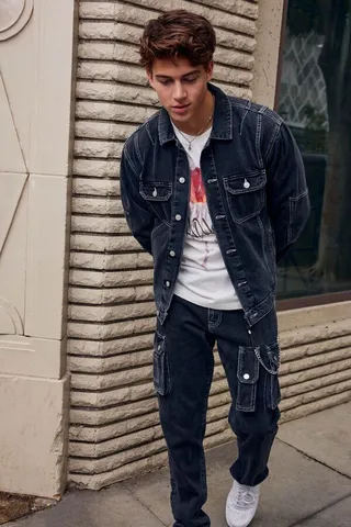 Denim Button-Up Jacket