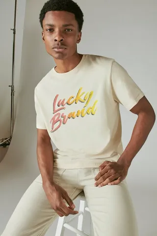 Lucky Brush Logo Graphic Tee