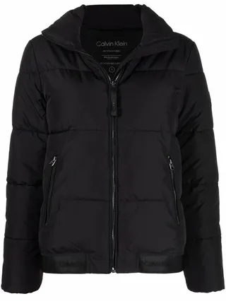 Logo-Patch Puffer Jacket