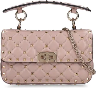 Rockstud Spike nappa shoulder bag