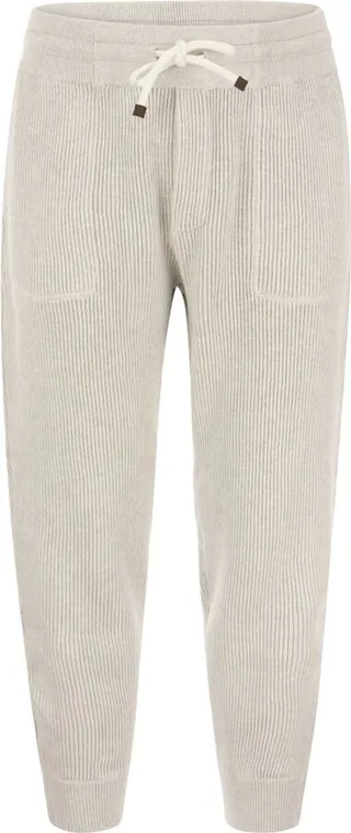 Brunello Cucinelli Drawstring Knitted Track Pants