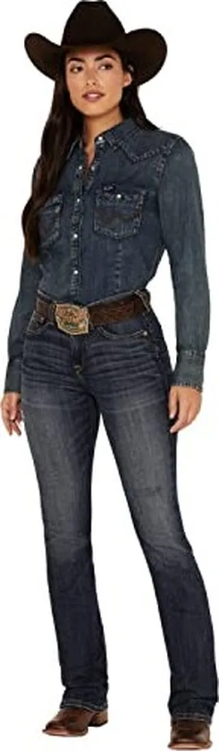 Ariat Female R.E.A.L. High Rise Fernanda Boot Cut Jean Arkansas 25