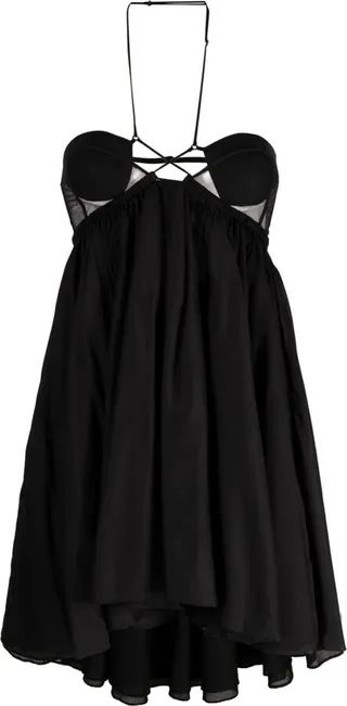 Halterneck Cut-Out Minidress