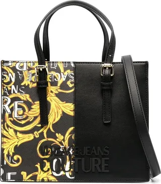 Barocco print tote bag