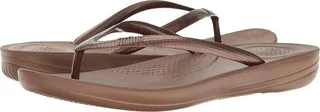 FitFlop Iqushion Ergonomic Flip-Flop (Bronze) Women's Sandals