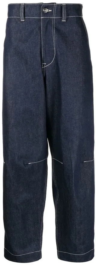 Mid-Rise Wide-Leg Jeans