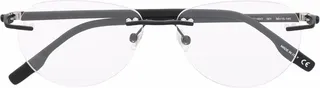 Matte-Effect Frameless Glasses
