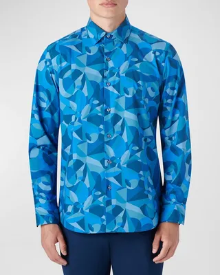 Men's Julian Shaped Liberty Puzzle Sport Shirt
