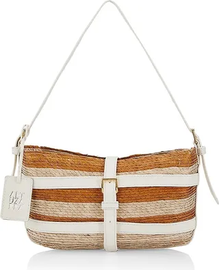 Watermill Raffia Baguette