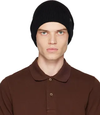 TOM FORD Black Cashmere Beanie