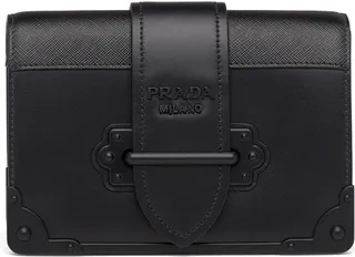 leather Cahier shoulder bag