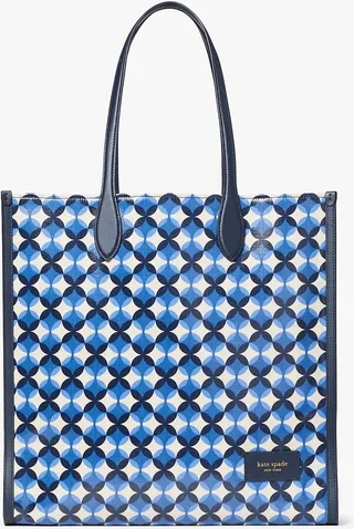 Kate Spade Gotham Patio Tile Canvas Large Tote