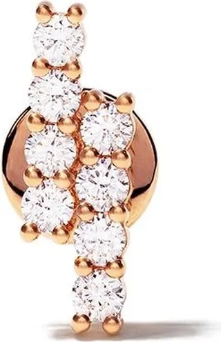 18kt rose gold RIVIERA diamond stud earring