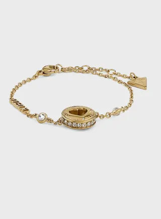 Rolling Heart Chain Bracelet