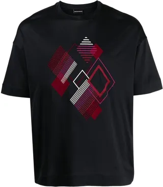 graphic-print short-sleeved T-shirt