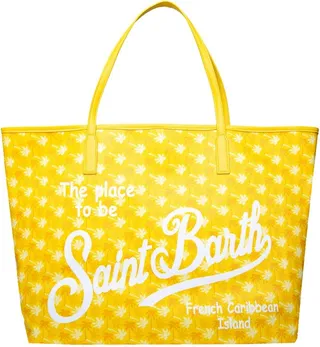 Saint Barth Monogram Yellow Light Bag