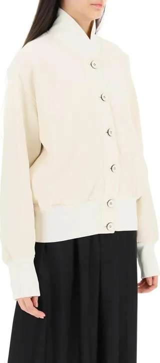 Bomber Jacket With Embroidered Monogram