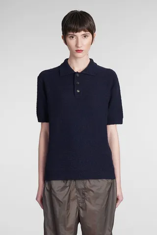 Polo In Blue Cotton