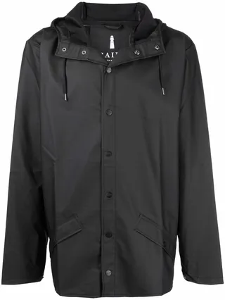 Long-Sleeve Hooded Rain Jacket