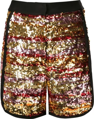 Gio sequin-embellished shorts