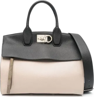 The Studio two-tone tote bag