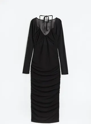 Draped Bodycon Dress