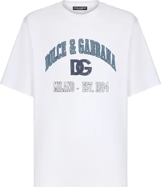 logo-print cotton T-shirt