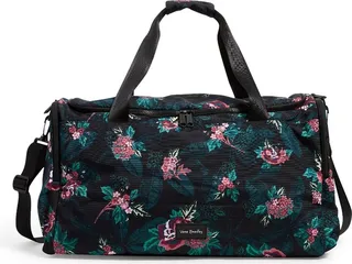 Vera Bradley Women's Recycled Travel Duffel Bag Rose Foliage