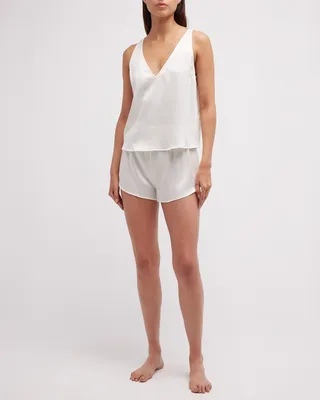 Washable Silk Tank Set