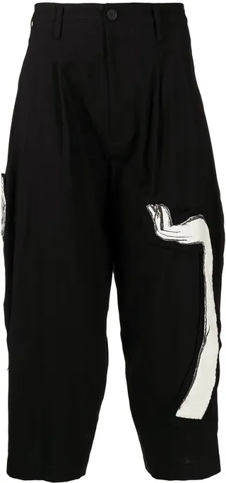 Cropped Tailored Trousers