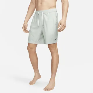 Nike Men's Form Dri-FIT 7" Unlined Versatile Shorts in Grey