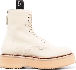 Platform 55mm Suede Ankle Boots