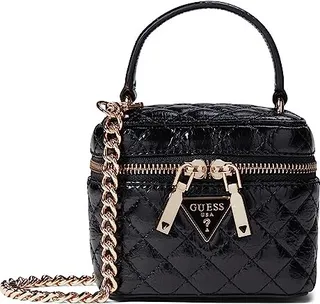 GUESS Spark Mini Cannister (Black) Handbags