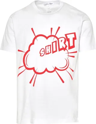 Comme des Garçons Shirt Graphic Printed Crewneck T-Shirt