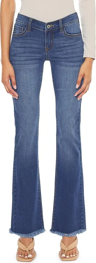 Low Rise Bootcut Jeans