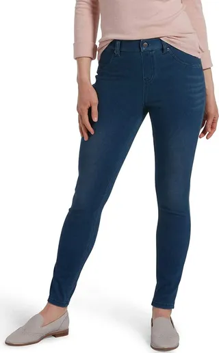 Women'S Ultra Soft High Waist Denim Leggings in Windsor Blue Wash