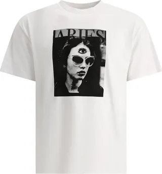 Aries Graphic Printed Crewneck T-Shirt
