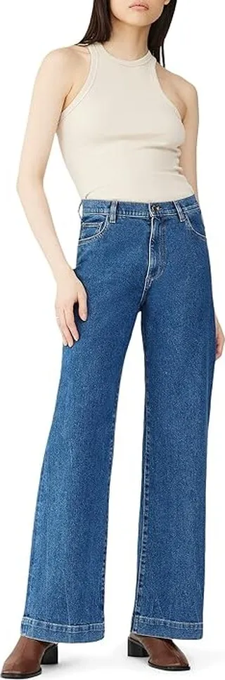 DL1961 Zoie Wide Leg Relaxed Vintage in Keys (Keys) Women's Jeans