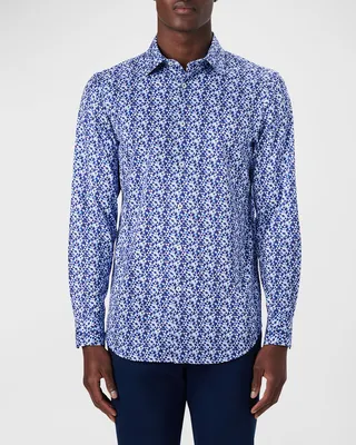 Men's Ooohcotton 8-Way Stretch Sport Shirt