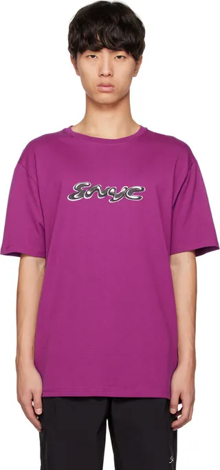 Saturdays NYC Purple 3D 'SNYC' T-Shirt