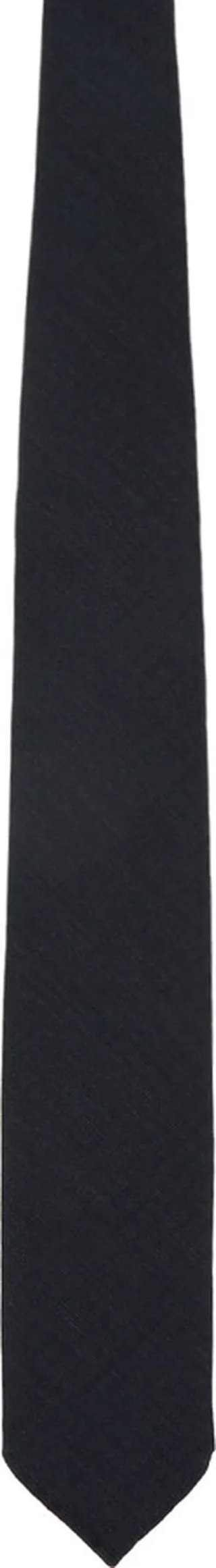 Brioni Black Striped Tie