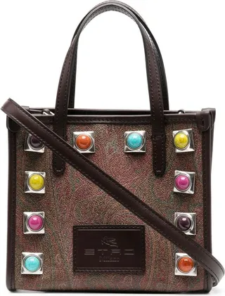 Paisley-Pattern Tote Bag