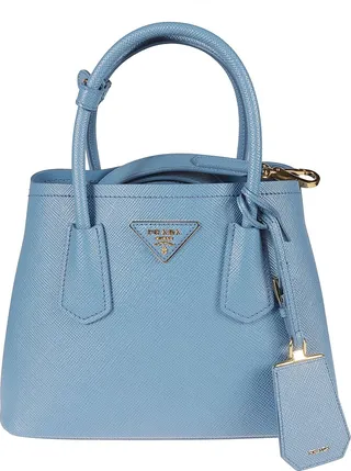Round Top Handle Logo Embossed Tote
