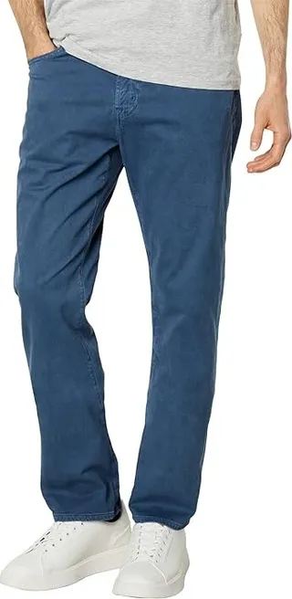 AG Adriano Goldschmied Everett Slim Straight Leg Twill Pants (Sulfur Bright Night) Men's Casual Pants