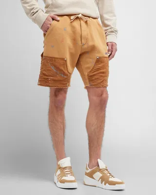 Men's Double-Knee Sweat Shorts